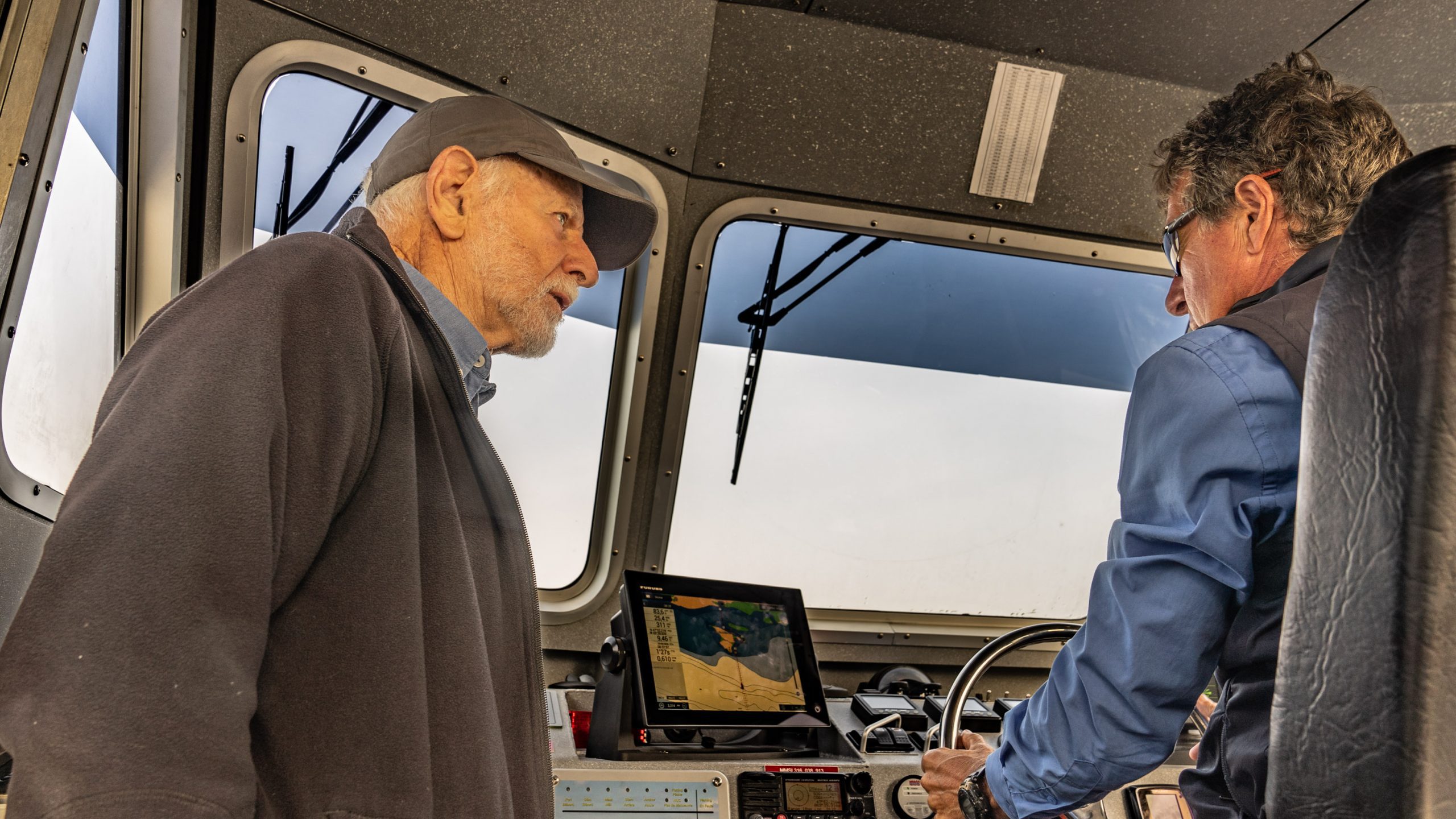Jean Bédard à l'île aux Lièvres au Bas-Saint-Laurent