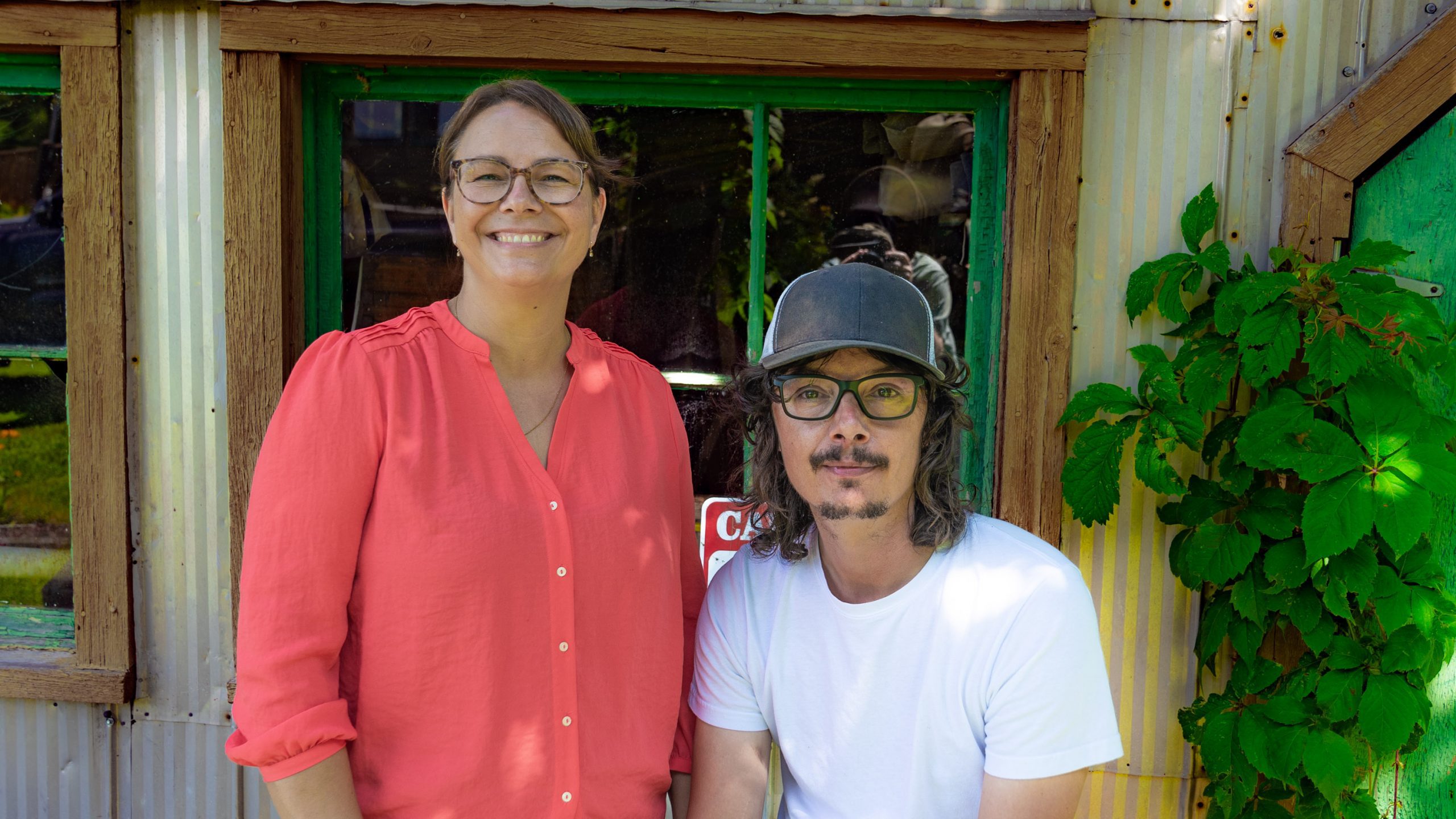 Anne-Virginie Schmidt et Anicet Desrochers aux Miels d'Anicet